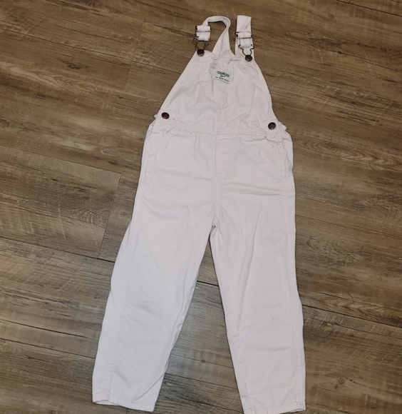 Oshkosh B'gosh Kids Pink Overalls Size 5T - Picture 2 of 4